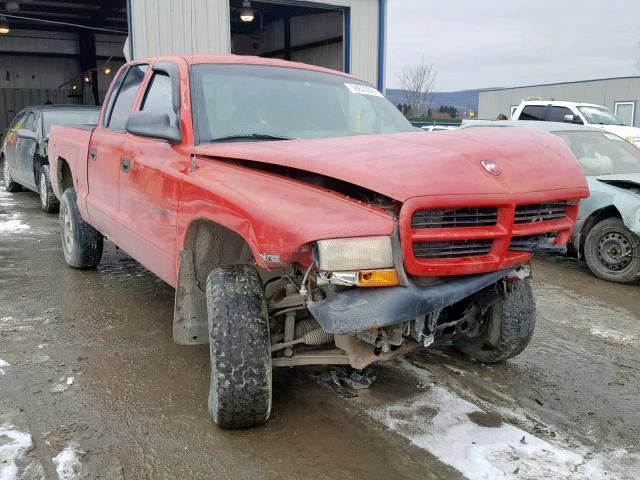 1B7GG2AN3YS788711 - 2000 DODGE DAKOTA QUA RED photo 1