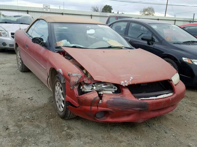 3C3EL45H5YT248492 - 2000 CHRYSLER SEBRING JX RED photo 1