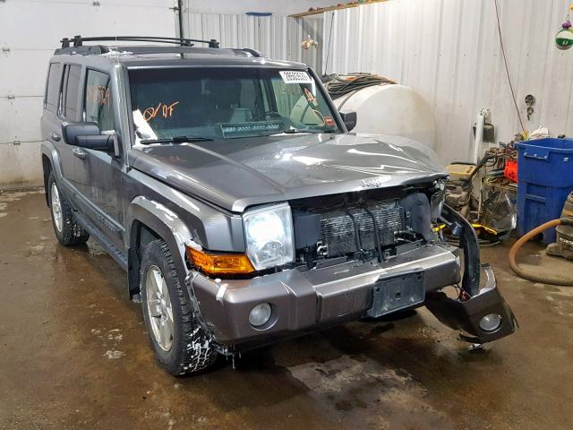 1J8HG48N77C644229 - 2007 JEEP COMMANDER SILVER photo 1