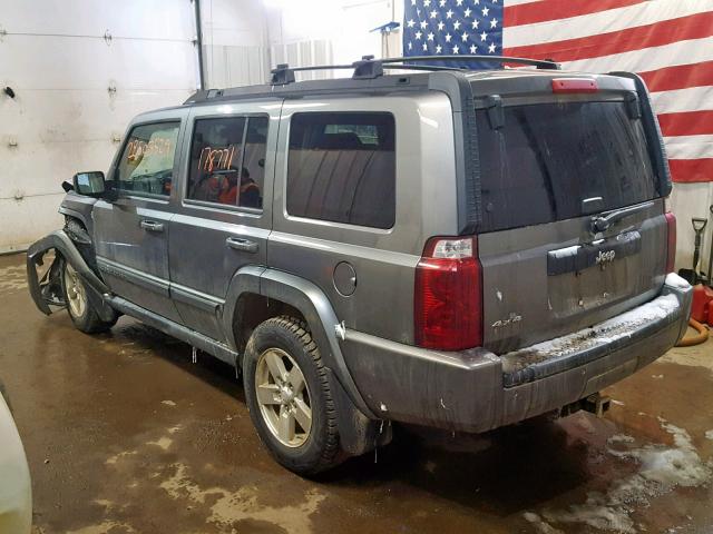 1J8HG48N77C644229 - 2007 JEEP COMMANDER SILVER photo 3