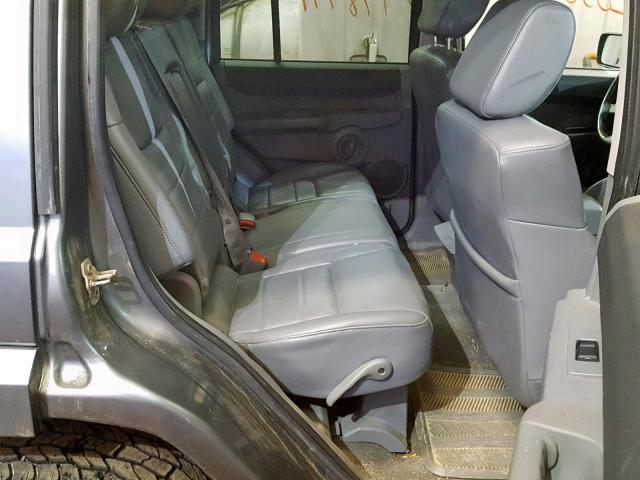 1J8HG48N77C644229 - 2007 JEEP COMMANDER SILVER photo 6