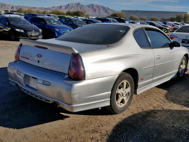 2G1WX15K029136054 - 2002 CHEVROLET MONTE CARL SILVER photo 4