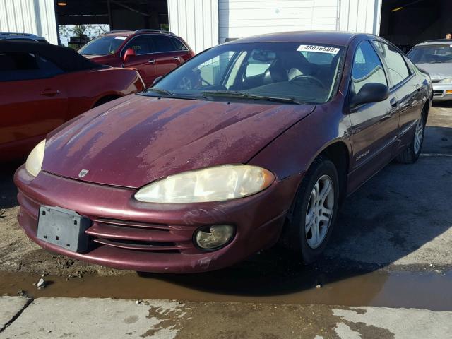 2B3HD56J01H694966 - 2001 DODGE INTREPID E RED photo 2