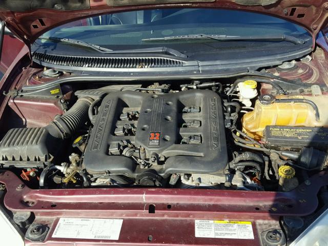 2B3HD56J01H694966 - 2001 DODGE INTREPID E RED photo 7