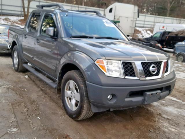 1N6AD07WX6C413549 - 2006 NISSAN FRONTIER C GRAY photo 1