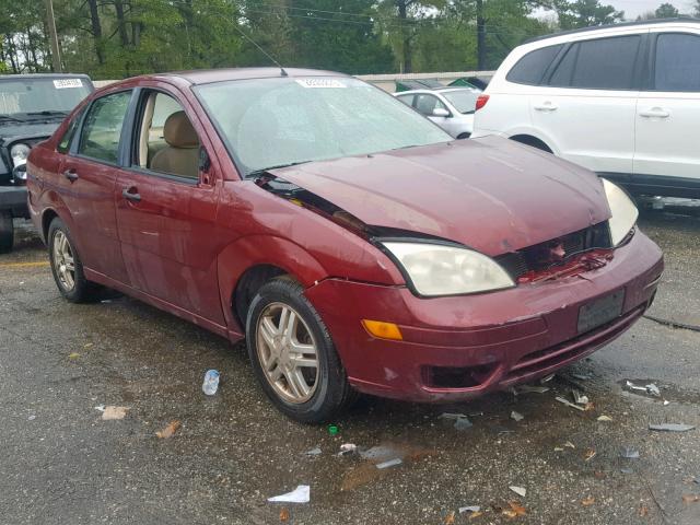 1FAFP34N16W137215 - 2006 FORD FOCUS ZX4 MAROON photo 1