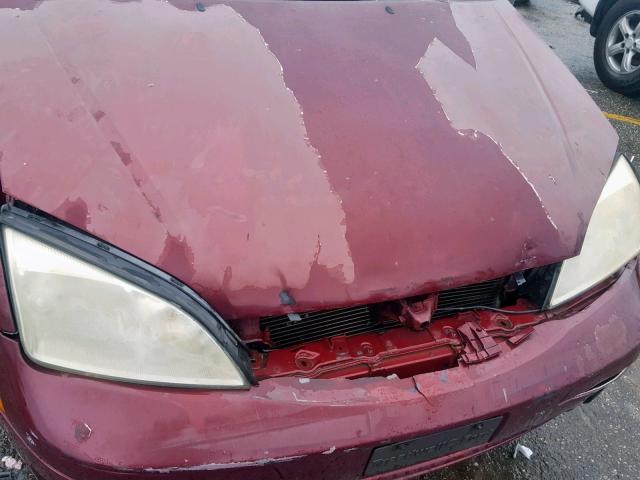 1FAFP34N16W137215 - 2006 FORD FOCUS ZX4 MAROON photo 9