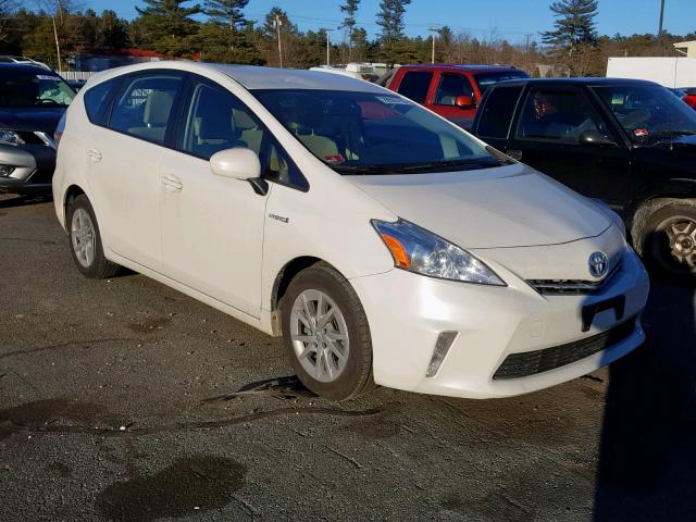 JTDZN3EUXD3223253 - 2013 TOYOTA PRIUS V WHITE photo 1