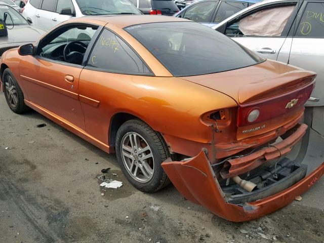 1G1JH12F357167318 - 2005 CHEVROLET CAVALIER L ORANGE photo 3