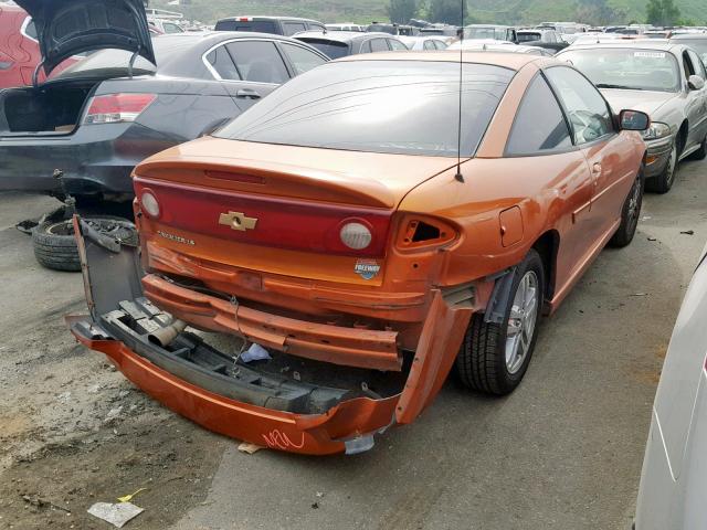 1G1JH12F357167318 - 2005 CHEVROLET CAVALIER L ORANGE photo 4