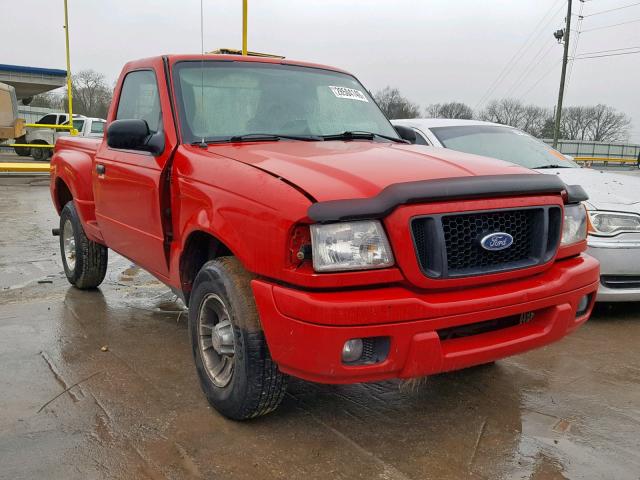 1FTYR10U44PA03532 - 2004 FORD RANGER RED photo 1