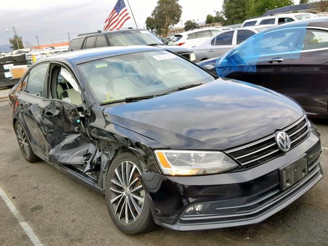 3VWD17AJ3GM228173 - 2016 VOLKSWAGEN JETTA SPOR BLACK photo 1