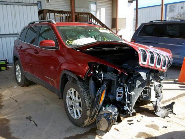 1C4PJMCS5FW600678 - 2015 JEEP CHEROKEE L RED photo 1