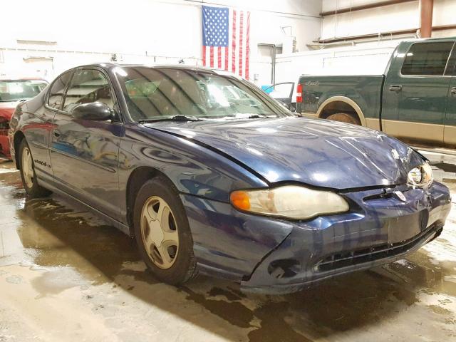 2G1WX15KX19258161 - 2001 CHEVROLET MONTE CARL BLUE photo 1