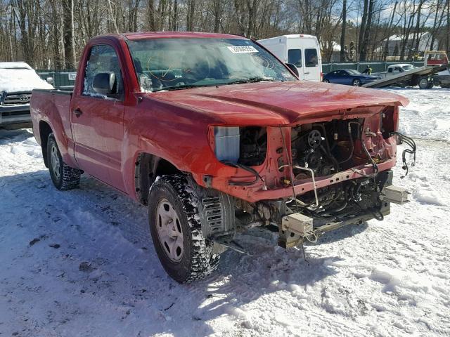 5TFNX4CN7CX013775 - 2012 TOYOTA TACOMA RED photo 1