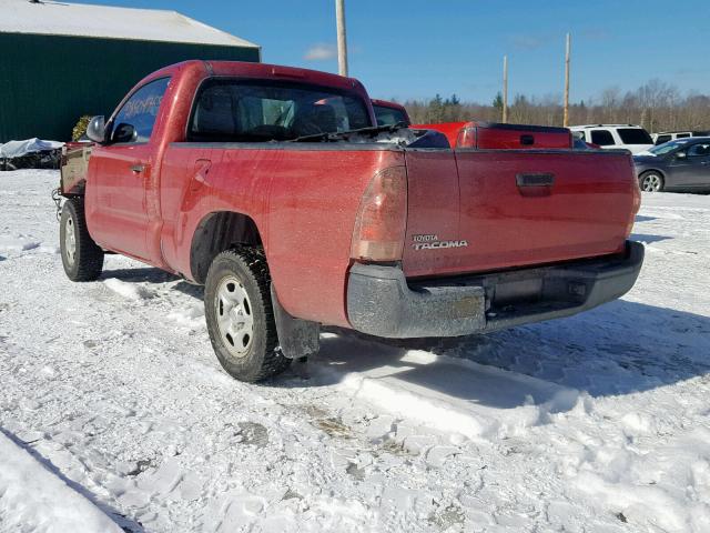 5TFNX4CN7CX013775 - 2012 TOYOTA TACOMA RED photo 3