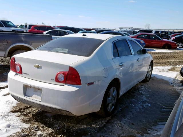 1G1ZG57B484190955 - 2008 CHEVROLET MALIBU LS WHITE photo 4