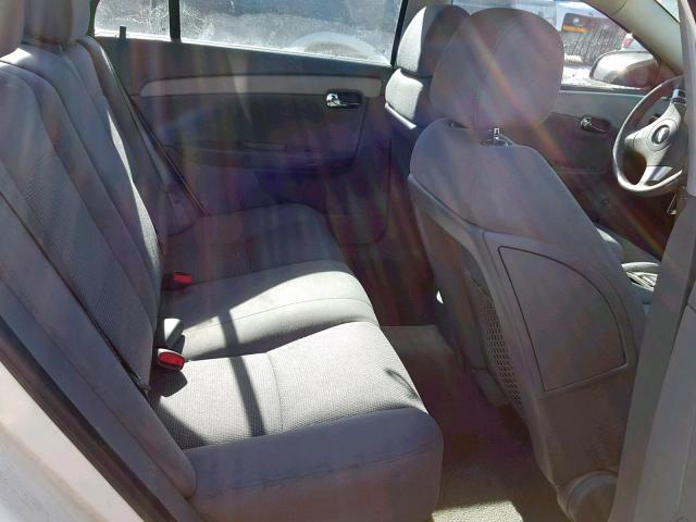1G1ZG57B484190955 - 2008 CHEVROLET MALIBU LS WHITE photo 6