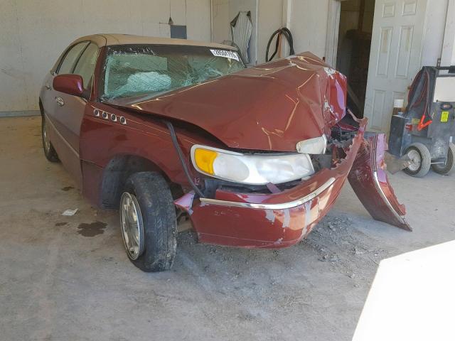 1LNFM83W2WY681331 - 1998 LINCOLN TOWN CAR C MAROON photo 1