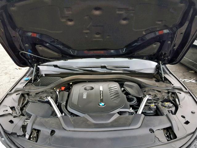 WBA7E2C5XKB217580 - 2019 BMW 740 I BLUE photo 7