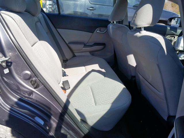 19XFB2F58EE079600 - 2014 HONDA CIVIC LX CHARCOAL photo 6