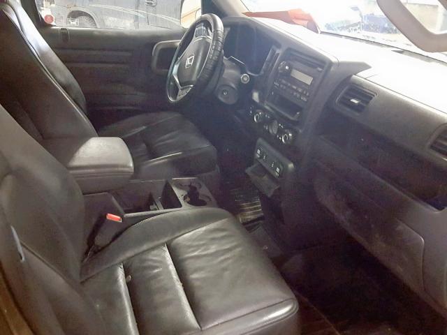 2HJYK16519H003385 - 2009 HONDA RIDGELINE GOLD photo 5