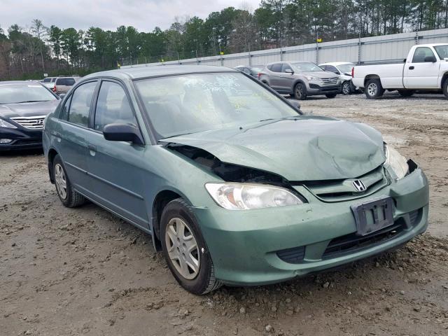 2HGES16344H611529 - 2004 HONDA CIVIC DX V GREEN photo 1