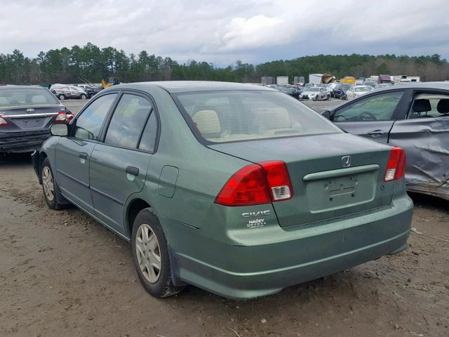 2HGES16344H611529 - 2004 HONDA CIVIC DX V GREEN photo 3