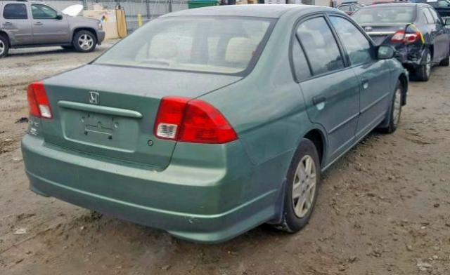 2HGES16344H611529 - 2004 HONDA CIVIC DX V GREEN photo 4