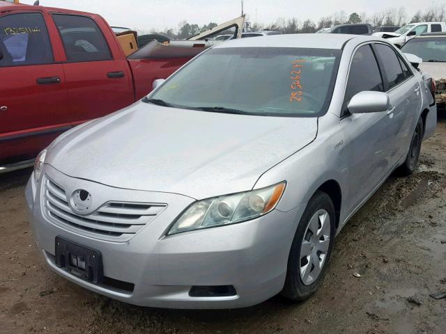 4T1BB46K79U104361 - 2009 TOYOTA CAMRY HYBR SILVER photo 2