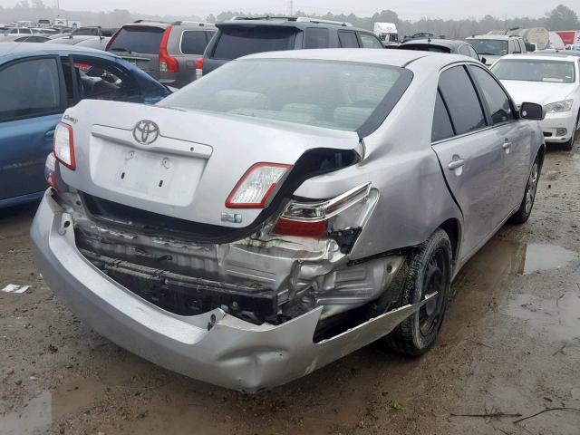 4T1BB46K79U104361 - 2009 TOYOTA CAMRY HYBR SILVER photo 4