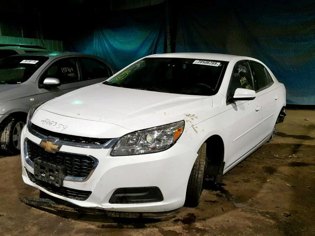 1G11C5SL1FF242374 - 2015 CHEVROLET MALIBU 1LT თეთრი ფოტო 2