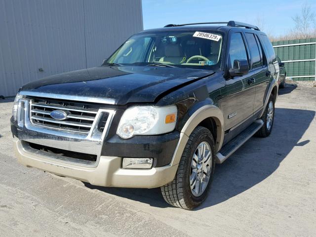 1FMEU74EX7UA83363 - 2007 FORD EXPLORER E BLACK photo 2