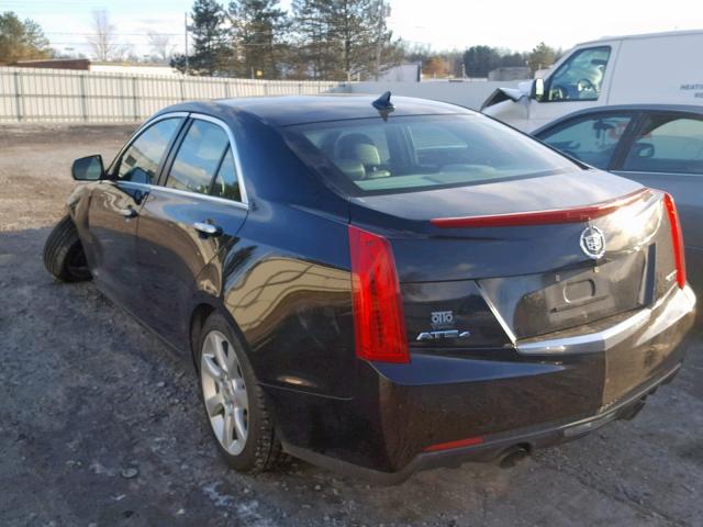 1G6AG5RX5E0132663 - 2014 CADILLAC ATS BLACK photo 3