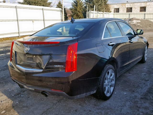 1G6AG5RX5E0132663 - 2014 CADILLAC ATS BLACK photo 4