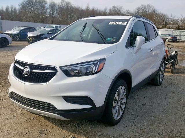 KL4CJESB3HB033638 - 2017 BUICK ENCORE PRE WHITE photo 2