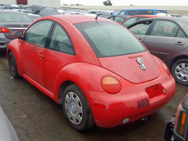 3VWBC21C0YM416933 - 2000 VOLKSWAGEN NEW BEETLE Qırmızı foto 3