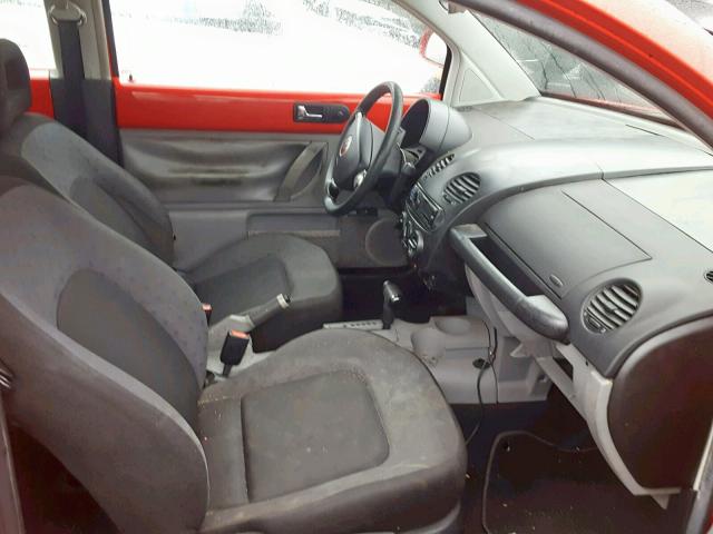 3VWBC21C0YM416933 - 2000 VOLKSWAGEN NEW BEETLE Qırmızı foto 5