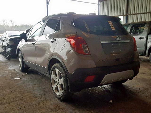 KL4CJDSB3FB100276 - 2015 BUICK ENCORE PRE BROWN photo 3