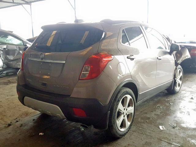 KL4CJDSB3FB100276 - 2015 BUICK ENCORE PRE BROWN photo 4