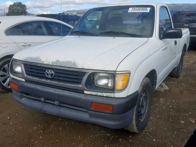 4TANL42NXTZ179530 - 1996 TOYOTA TACOMA WHITE photo 2