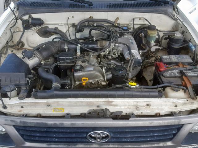 4TANL42NXTZ179530 - 1996 TOYOTA TACOMA WHITE photo 7