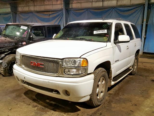 1GKEK63U46J154011 - 2006 GMC YUKON DENA WHITE photo 2