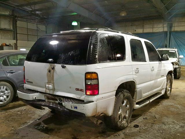 1GKEK63U46J154011 - 2006 GMC YUKON DENA WHITE photo 4