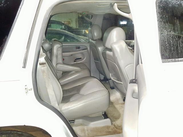 1GKEK63U46J154011 - 2006 GMC YUKON DENA WHITE photo 6