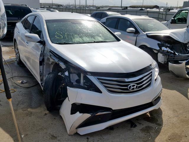 KMHFG4JG0FA472805 - 2015 HYUNDAI AZERA WHITE photo 1