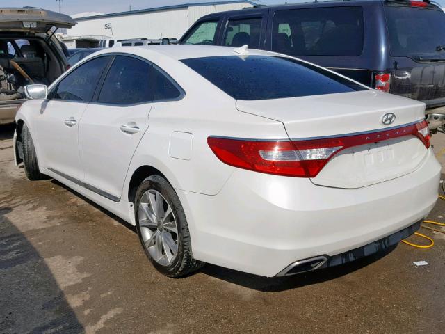 KMHFG4JG0FA472805 - 2015 HYUNDAI AZERA WHITE photo 3