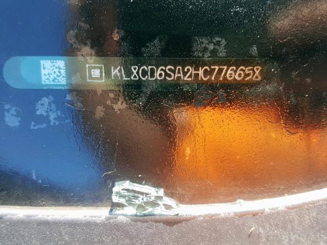 KL8CD6SA2HC776658 - 2017 CHEVROLET SPARK 1LT BEIGE photo 10