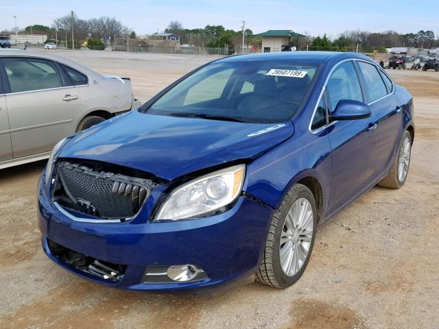 1G4PP5SK4D4229006 - 2013 BUICK VERANO BLUE photo 2