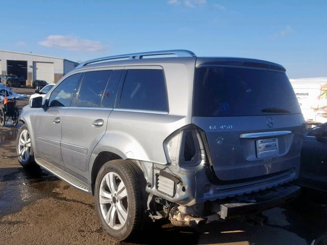 4JGBF7BE7BA697197 - 2011 MERCEDES-BENZ GL 450 4MA GRAY photo 3